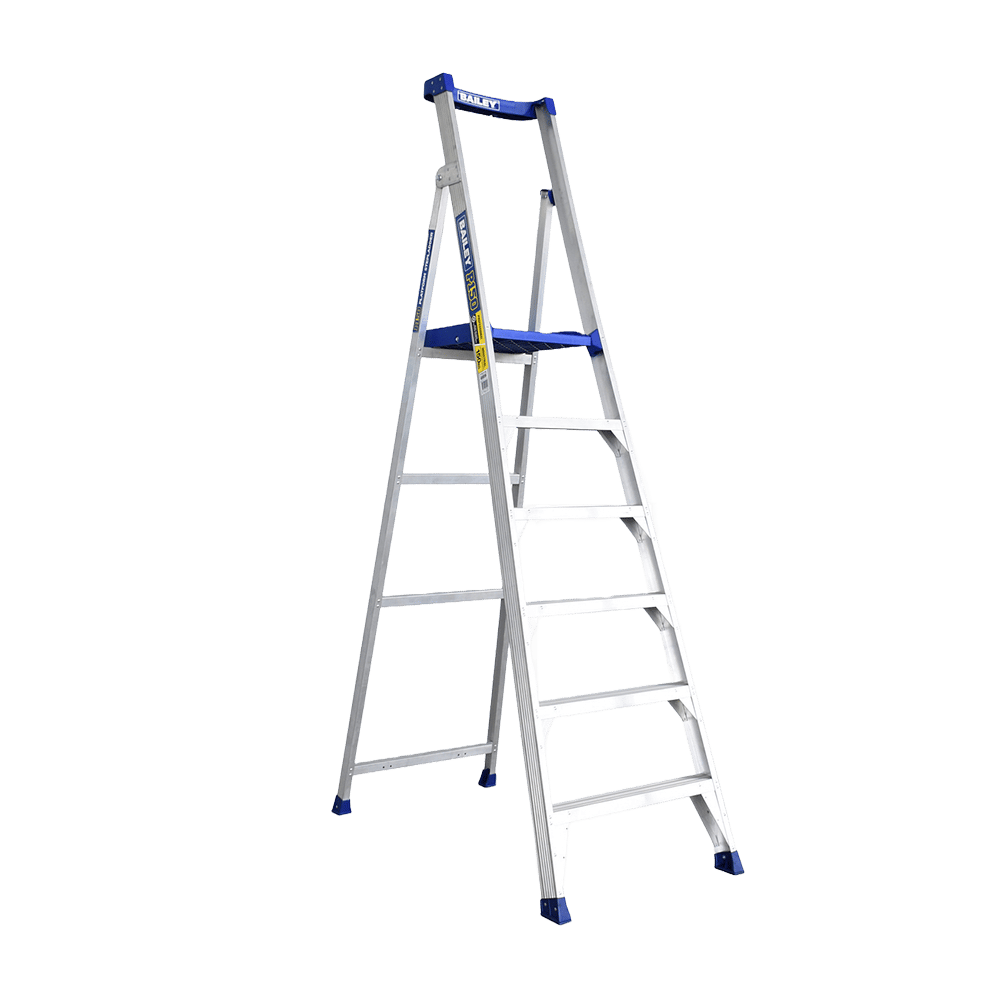 Bailey P150 Aluminium Platform Ladders | 6 Step Model