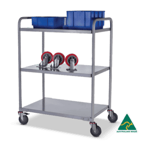 Sitequip Multi-Deck Trolleys 3 Shelf, Dimension 800 x 500mm