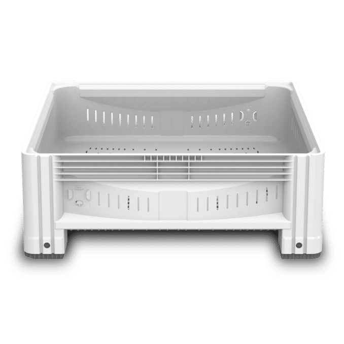 Nally Mega Pallet Bin - Half Height - Vented Sides