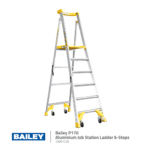 Bailey P170 Aluminium Job Station Ladders | 6 Step Model