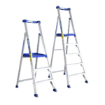 Bailey P150 Aluminium Platform Ladders | 3 to 6 Steps