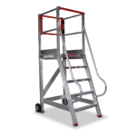 Heavy Duty Step-Thru Platform Ladders