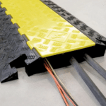Three Channel Hinged Lid Cable Protector | Speed Hump