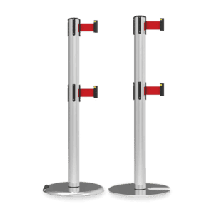 Double Belt Stainless Steel Portable Posts