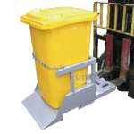 Single Forklift Wheelie Bin Tipper
