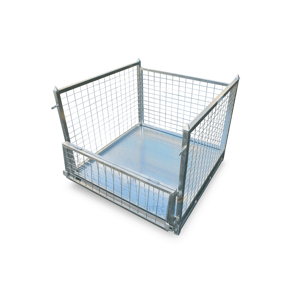 Optional Sheet Metal Base Stillage cage