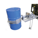 Forklift Sideways Drum Rotator Chain Operation