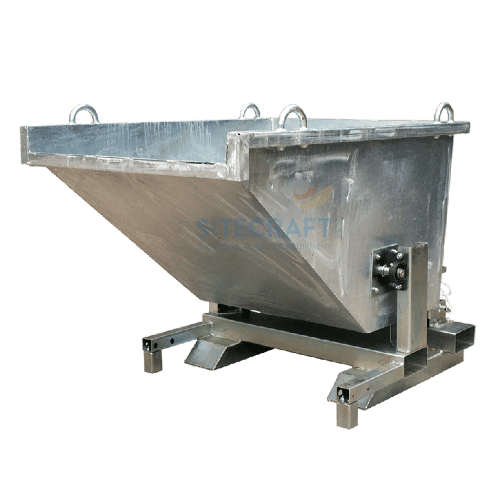WRF Roll-over Fork Lift Tipping Bin