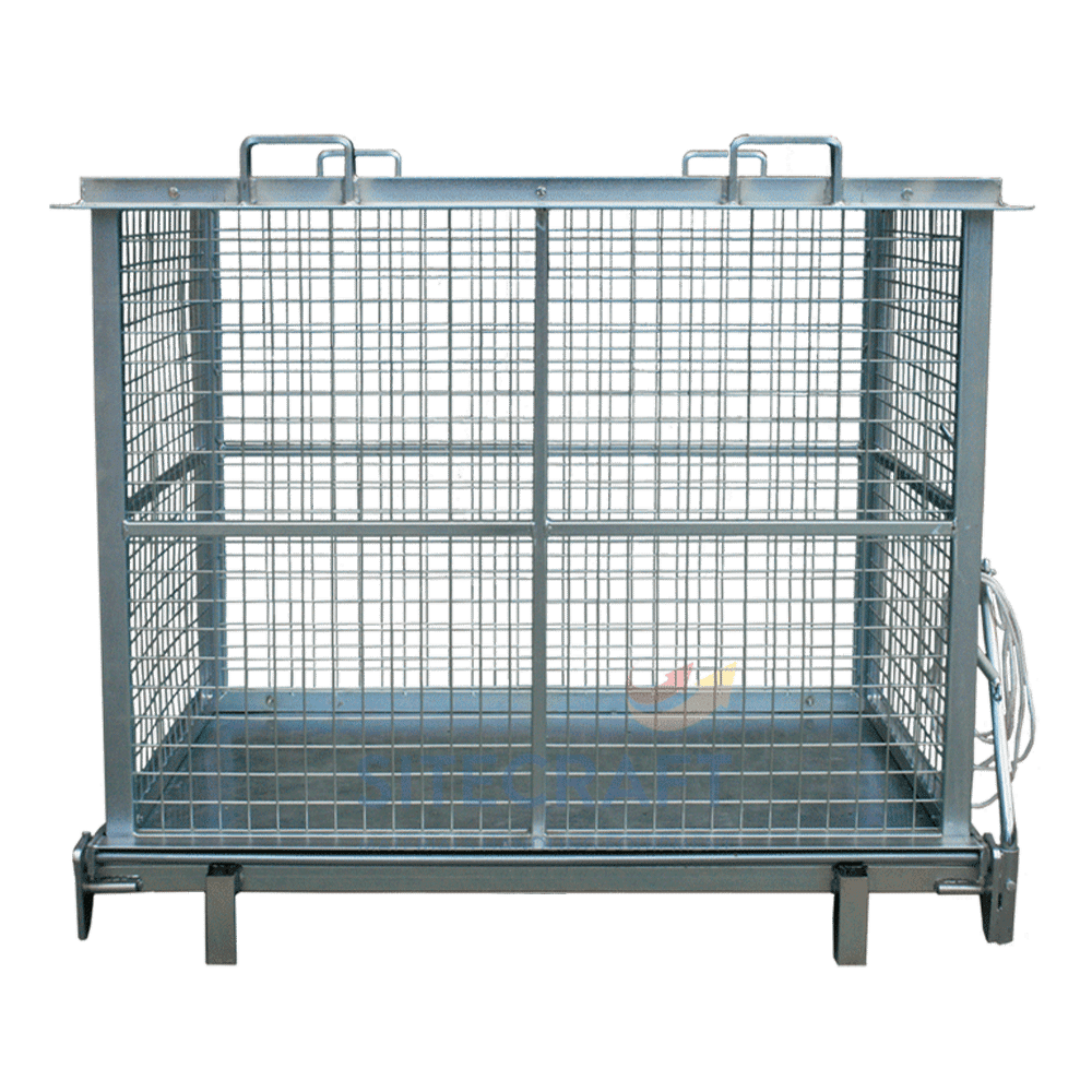 Drop Bottom Mesh Cage