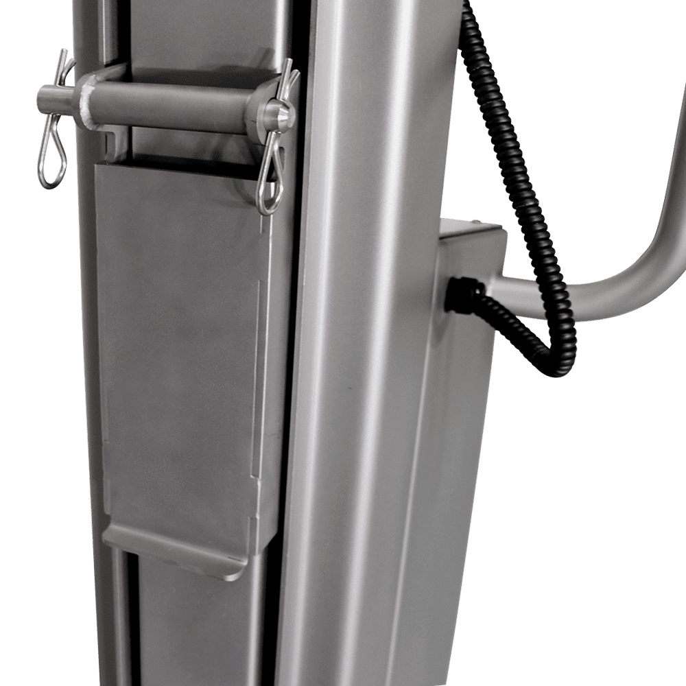 Logistec Electric Stainless Steel Compact Lifter 300Kg, Attachments