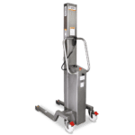 Logistec Electric Stainless Steel Compact Lifter 300Kg, Back Angle.