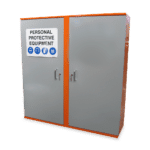 Double Door Lockable Storage Cabinet for PPE including 3 Shelves
