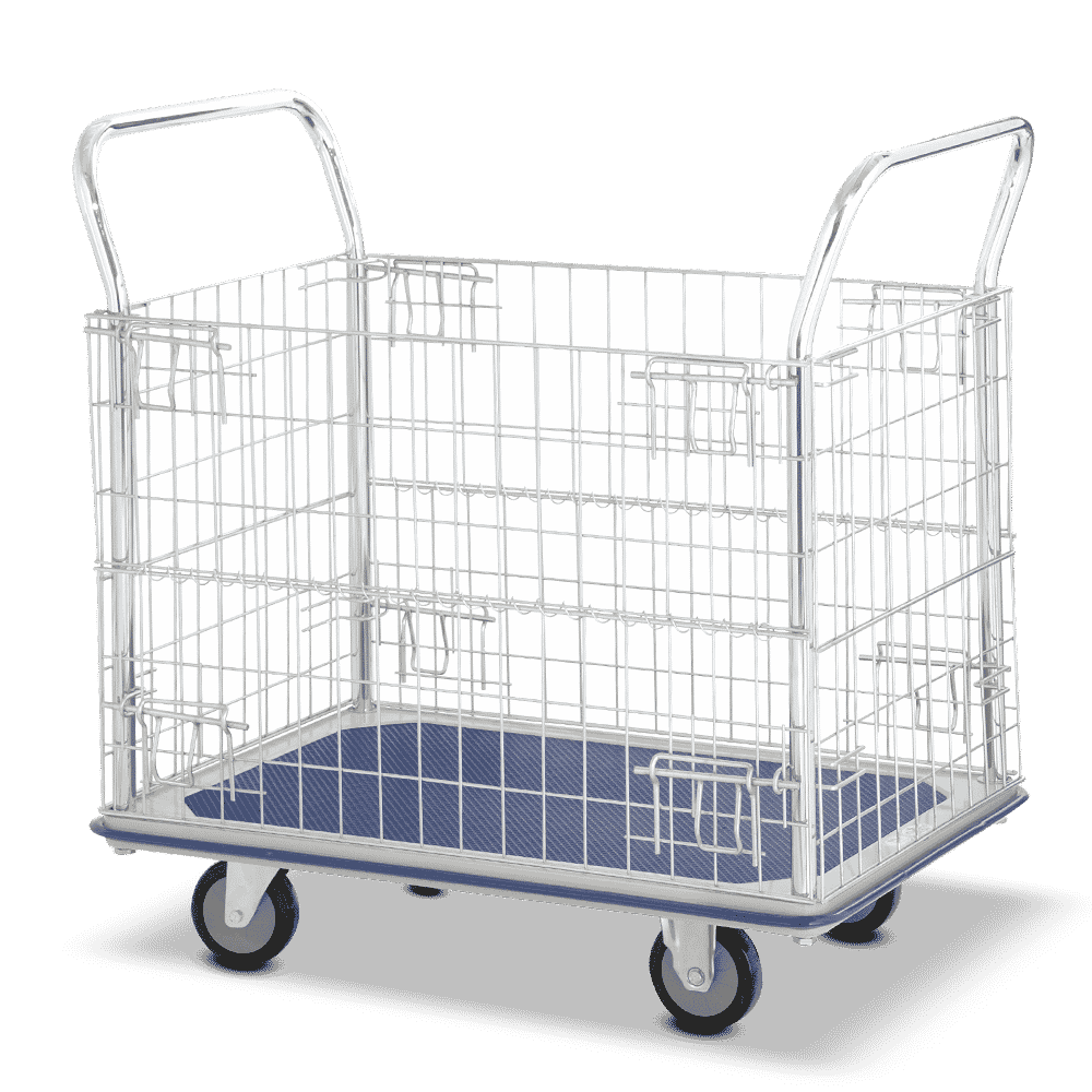 Sitepro Medium Platform Trolley with Wire Sides, Dimension 20 x 610mm