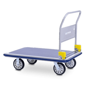Sitepro Large Single Deck Platform Trolley with Folding Handle. Size 1240 x 790mm