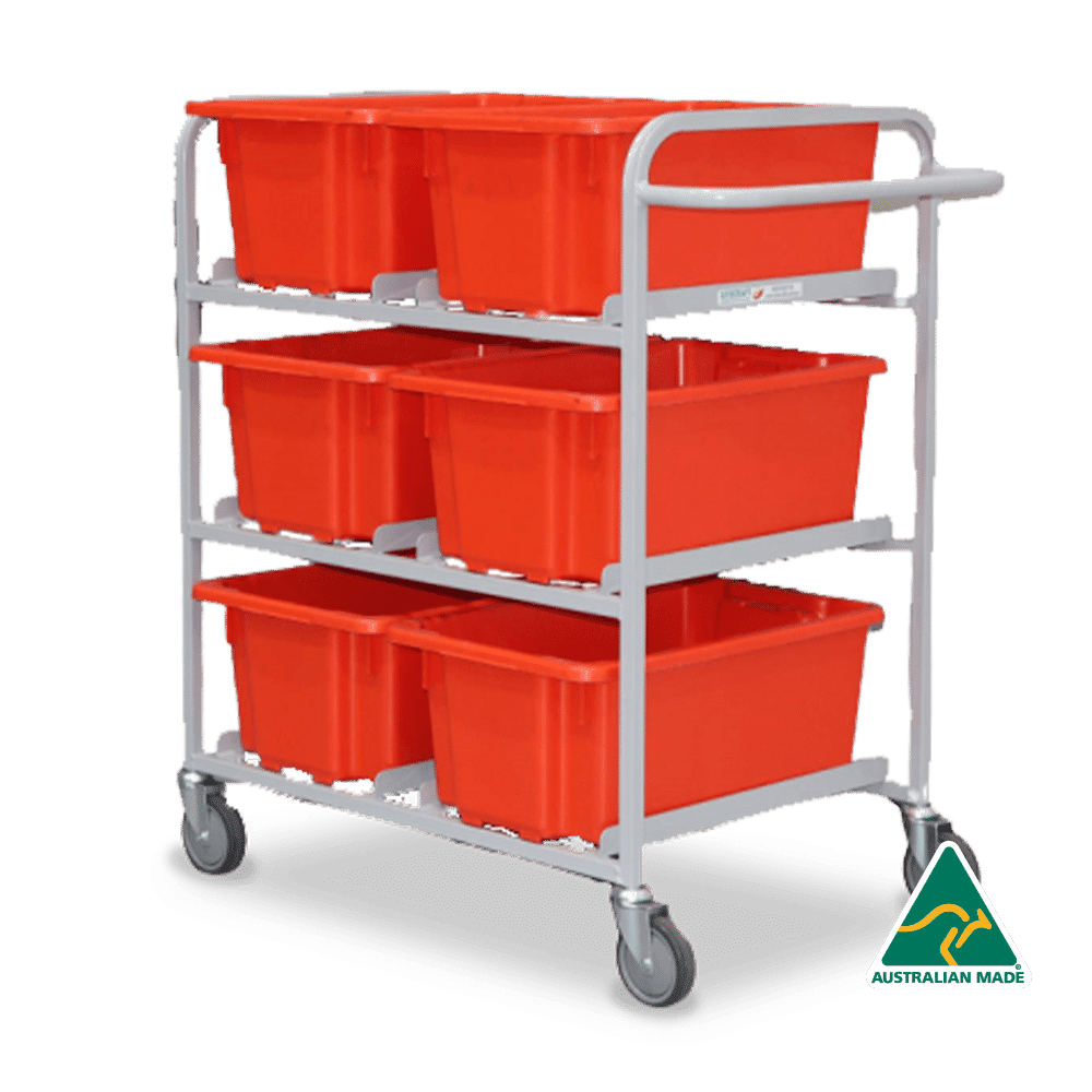 6 Bin Order Picking Trolley