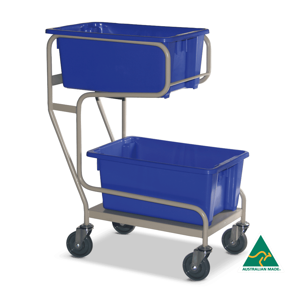 2 Tier Bin Trolley