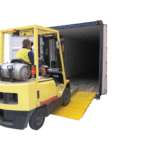 Folding Container Ramp full view