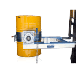 Forklift Drum Rotator – Manual Chain Operation Close Up
