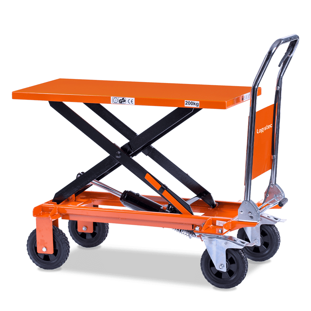 Logistec Scissor Trolley - All Terrain 200kg