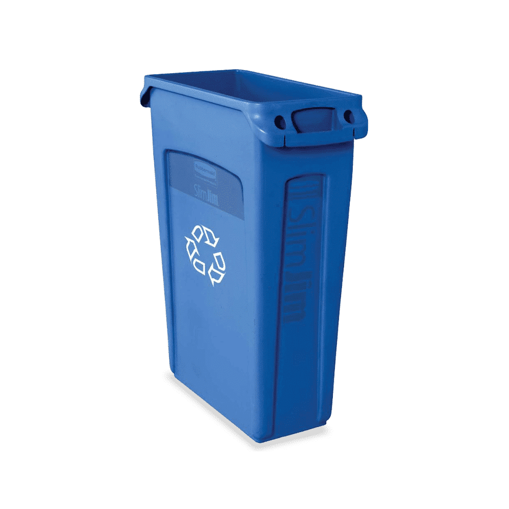 Rubbermaid 87L Slim Jim Container Blue (Recycling)