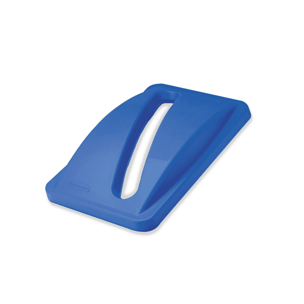 Rubbermaid Slim Jim Paper Recycling Top Blue