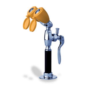 Over Sink Mounted Eye Wash - 90 Deg Swivel