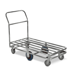 Tubular Six Wheel Stock Trolleys Single Deck