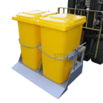 Double Forklift Wheelie Bin Tipper