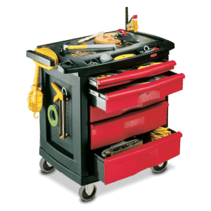 The Rubbermaid 5 Drawer Mobile Work Centre