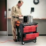 The Rubbermaid 5 Drawer Mobile Work Centre