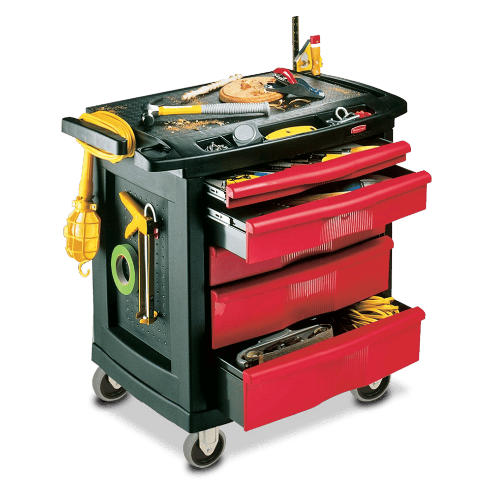 The Rubbermaid 5 Drawer Mobile Work Centre