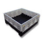 Folding Pallet Bin - Half Height - Vented