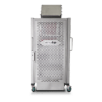 Versatip Stainless Steel Premium Industry Rated Bin Lifter for cleanroom - Front View