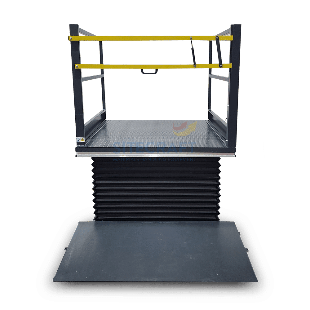 Low Profile Loading Dock Scissor Lift Table | 1000kg | 840mm Platform Height
