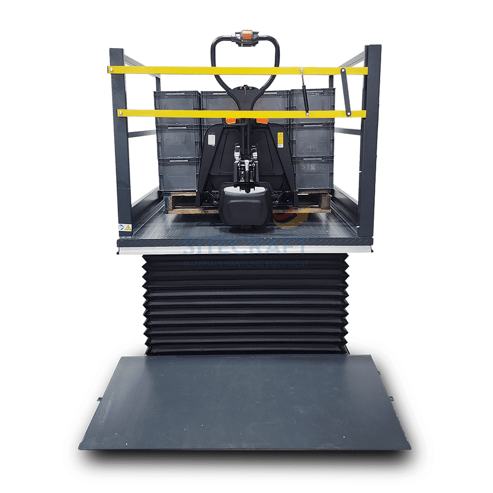 Low Profile Loading Dock Scissor Lift Table | 1000kg | 840mm Platform Height