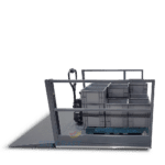 Low Profile Loading Dock Scissor Lift Table | 1000kg | 840mm Platform Height