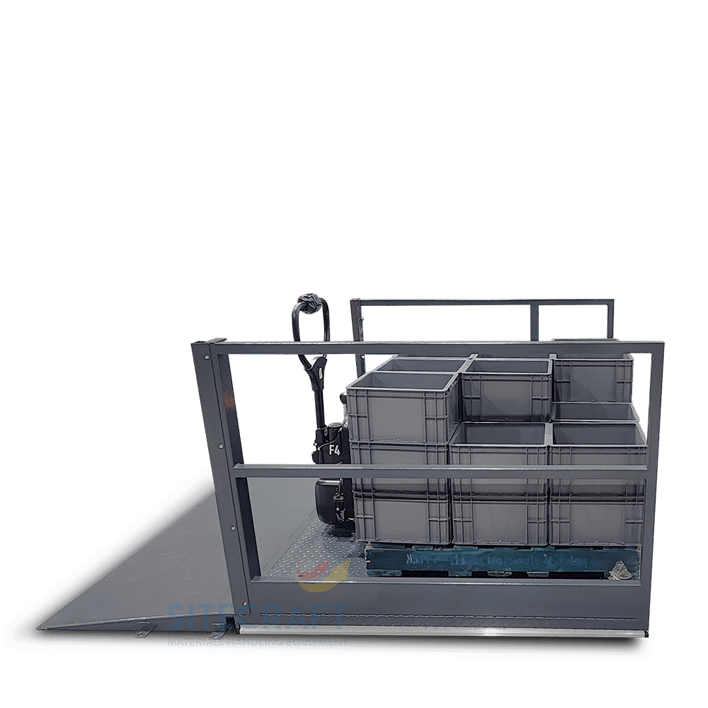 Low Profile Loading Dock Scissor Lift Table | 1000kg | 840mm Platform Height
