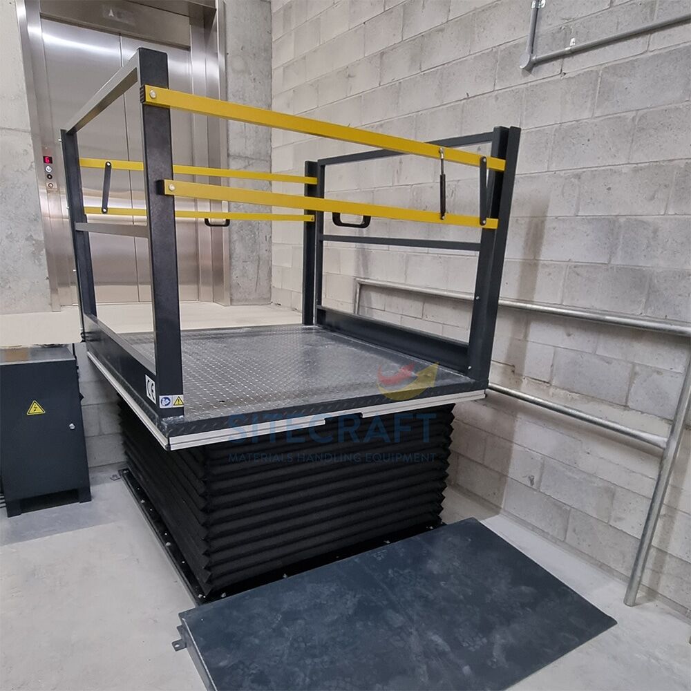 Low Profile Loading Dock Scissor Lift Table | 1000kg | 840mm Platform Height