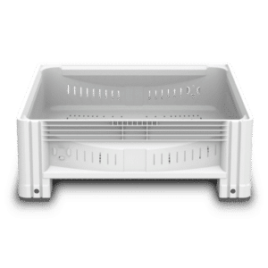 Nally Mega Pallet Bin - Half Height - Vented Sides