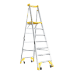 Bailey P170 Aluminium Job Station Ladders | 6 Step Model