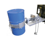 Forklift Sideways Drum Rotator Chain Operation
