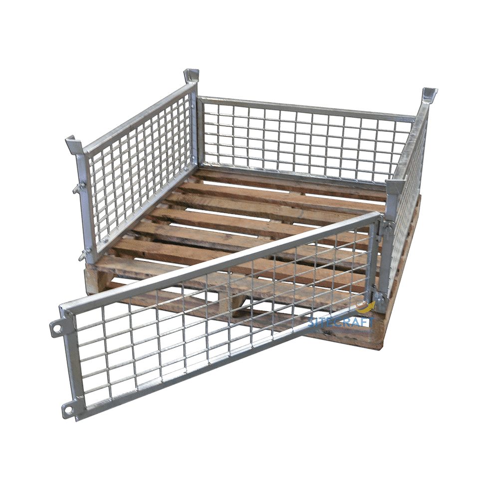 Timber Pallet Cage - Half Height