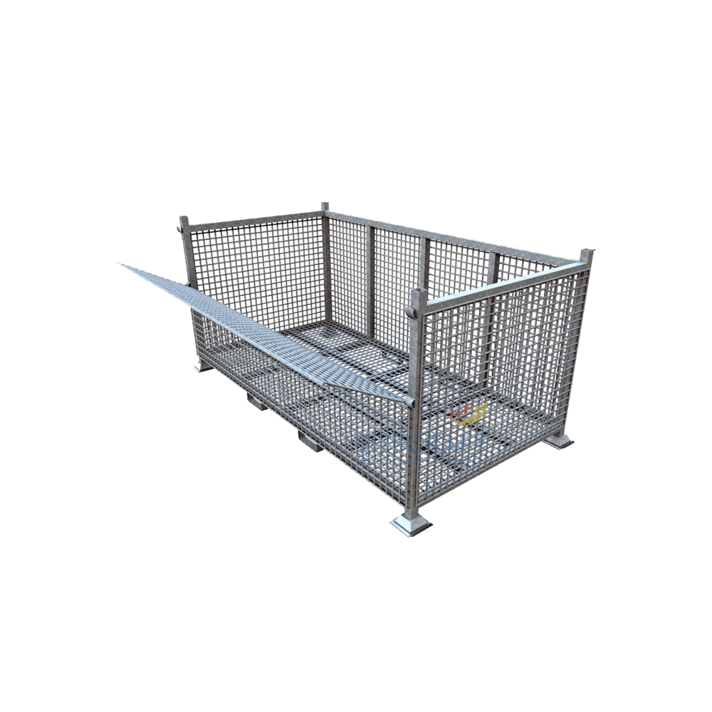 Heavy Duty Stackable Double Stillage Cage