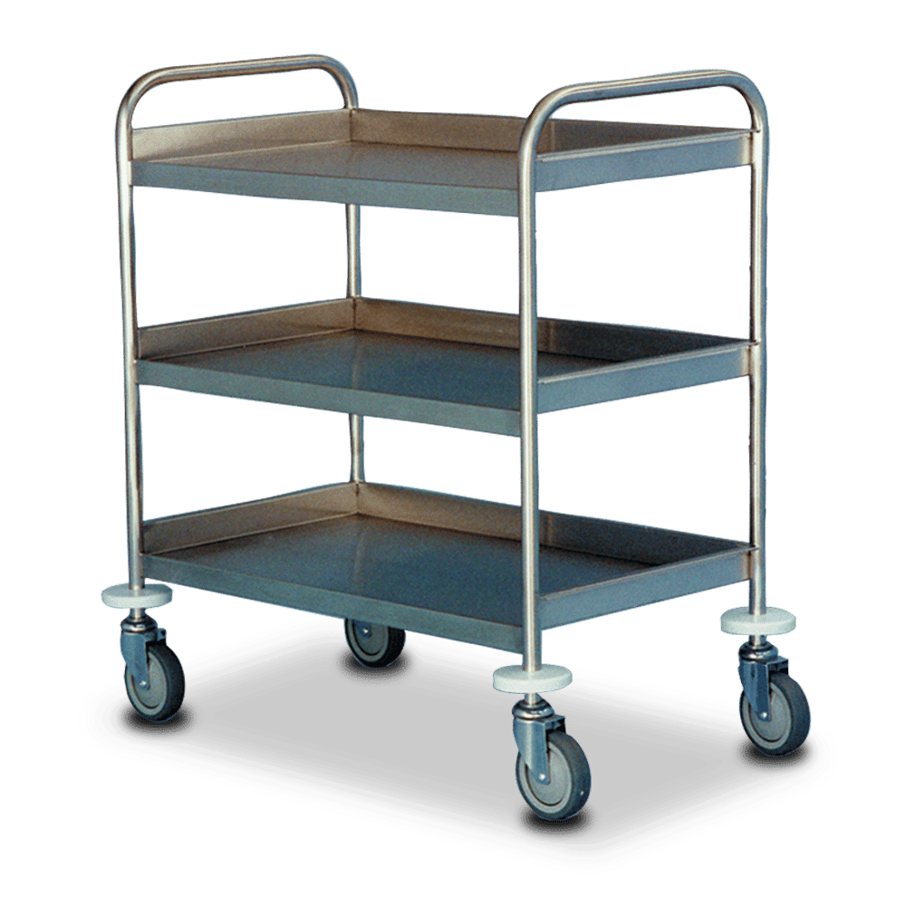 Stainless Steel Service Trolley