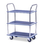 Sitepro Small 3 Tier Platform Trolley - 740 x 480mm