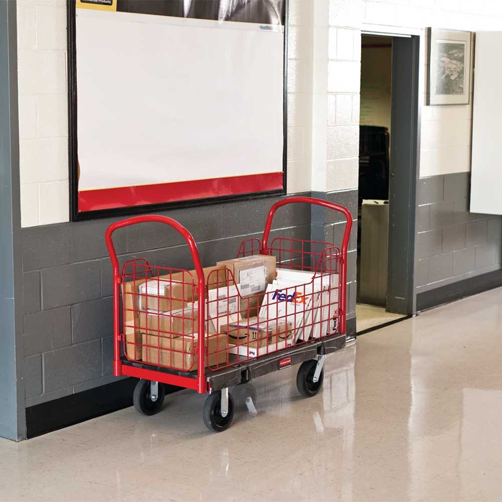 The Rubbermaid Side Panel Platform Truck