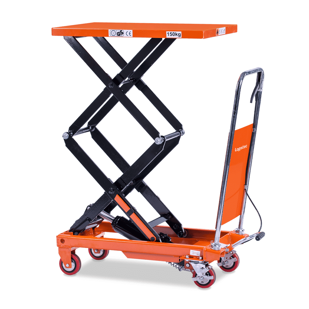 Logistec Scissor Trolley- High Lift 150kg