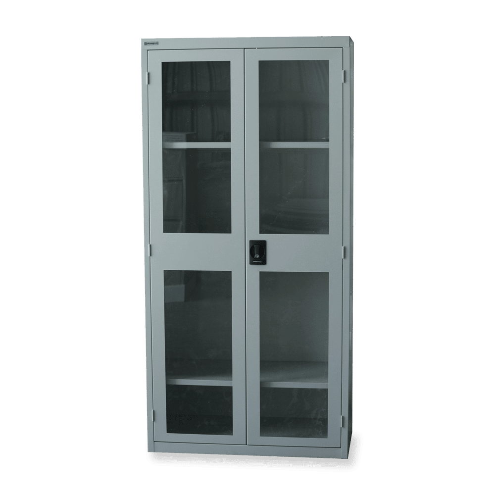Heavy Duty Cabinet with 3 Shelves and Perspex Doors