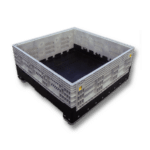 Folding Pallet Bin - Half Height - Vented
