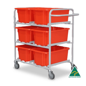6 Bin Order Picking Trolley